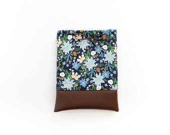 Poinsettia Bouquet in Blue Book Sleeve or Kindle Pouch - Rifle Paper Co.