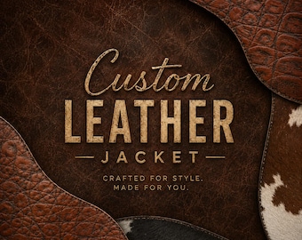 Custom Leather Jacket, Made to Order From Your Design