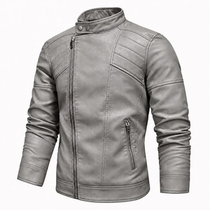 Retro men’s brown sheepskin biker jacket with motorcycle styling, metal zipper closure, functional pockets, stand collar, and warm fleece lining.
#RetroBiker #MensJacket #Sheepskin #BrownJacket #MotoJacket #LeatherWear #RiderJacket #BikerStyle #MensCoat #WinterWear #MotoStyle #WarmJacket #MensFashion #LeatherCoat #StandCollar #RiderWear #MensGift #BikerWear #WinterStyle #Outerwear