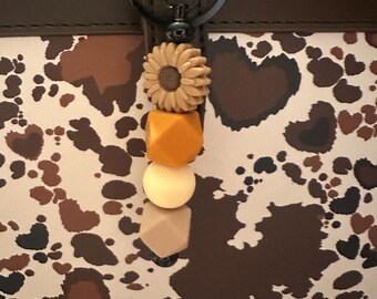 Sunflower keychain