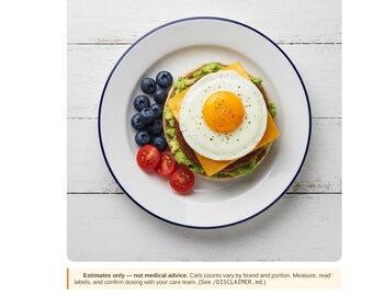 Type 1 Diabetes Cookbook for Kids, 50 Low Carb Recipes with Carb Counts, Printable PDF