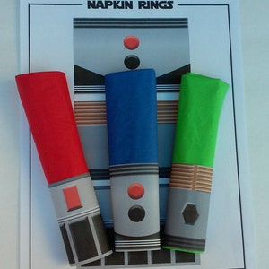 Star Wars Party Lightsaber Napkin Rings