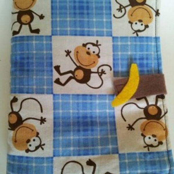 SALE Quiet Book Monkey