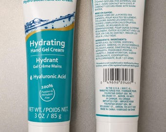 b•pure Hydrating Hand Gel Cream with Hyaluronic Acid 3 oz, Moisturizing Hand Cream, Travel Friendly Skincare