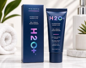 H2O+ Hydration Sensitive Gel Cream Moisturizer Travel Size 10ml, Lightweight Face Moisturizer for Sensitive Skin