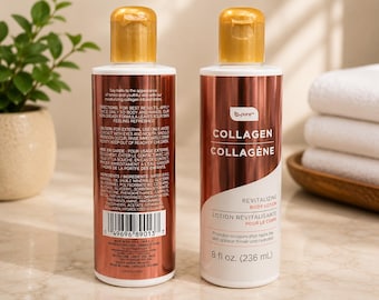 Collagen Revitalizing Body Lotion 8 oz Hydrating Moisturizer Firming Body Cream Daily Skincare Gift for Women