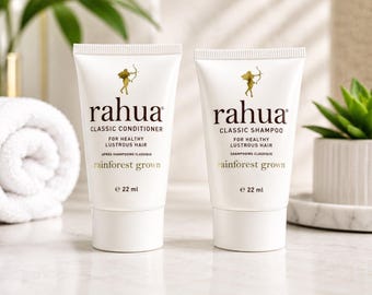 Rahua Classic Shampoo & Conditioner Travel Set 22ml Each, Rainforest Grown Hair Care Sample Size Duo