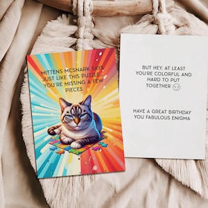 Schrullig Altern Humor Karte, digitaler Download, süße wunderliche Karte, freche Geschenkkarte für sie oder ihn, witzige Note