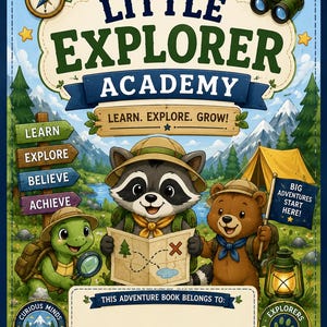 Letni pakiet edukacyjny Little Explorer Academy | Materiały do druku dla przedszkolaków i klasy 1 | Czytanie, Słowa wzrokowe, Fonetyka, Zajęcia na świeżym powietrzu