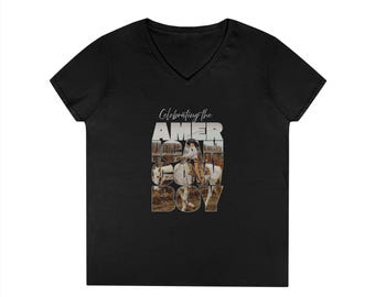 The American Cowboy Ladies' V-Neck T-Shirt