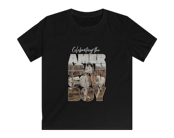 The American Cowboy Kids Softstyle Tee