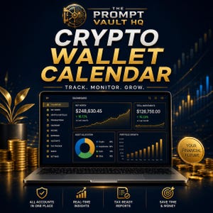 Cryptocurrency Wallet Calendar setup guide. TheLogicVault
