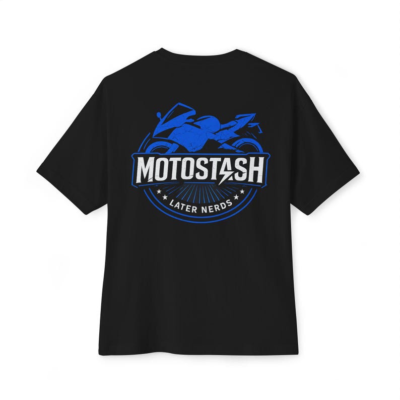 MotoStash Heritage T-Shirt | Motorcycle Lifestyle Graphic Tee image 2