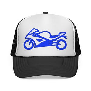 MotoStash Heritage Trucker Hat | Geborduurde Sportbike Snapback | Motorfiets Lifestyle Cap