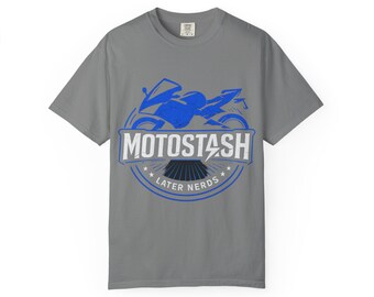 MotoStash Signature Tee Gen 2 | Motorcycle Lifestyle T-Shirt | Front & Back Graphic Rider Shirt