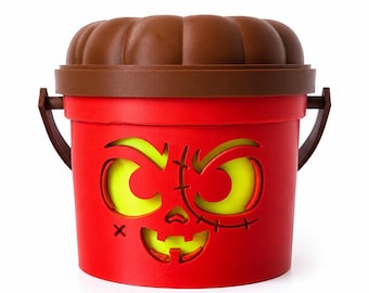Crypt Creeper | Zombie Halloween Light Up Bucket | Spooky Halloween Decor