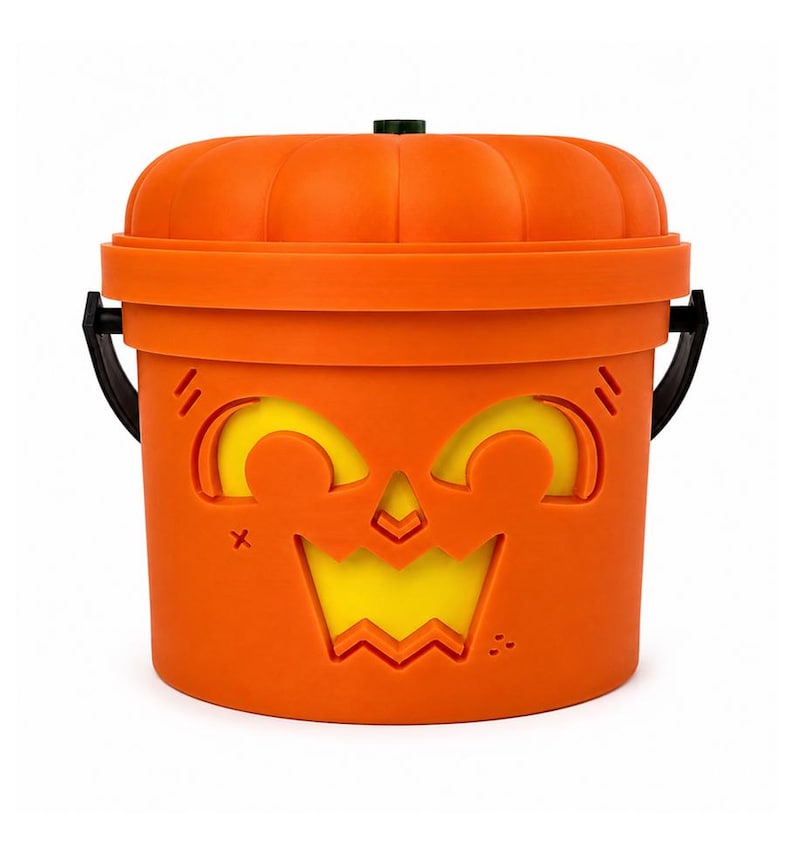 Calabaza Amigo / Cubo de Halloween con Luz de Calabaza / Decoración Espeluznante de Halloween imagen 1