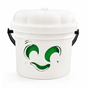 Crescent Spirit | Ghost Halloween Light Up Bucket | Spooky Halloween Decor image 1