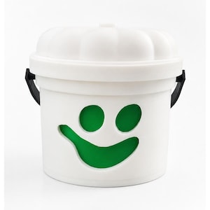 Smiley Specter | Ghost Halloween Light Up Bucket | Spooky Halloween Decor image 1