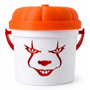 Pennywise | Clown Halloween Light Up Bucket | Scary Halloween Decor