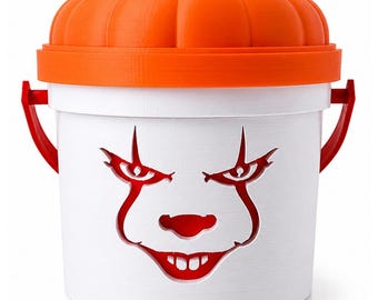 Pennywise | Clown Halloween Light Up Bucket | Scary Halloween Decor