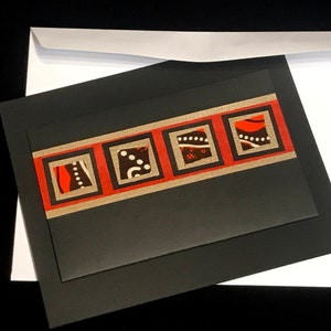 Ultimate Greeting Cards/ handmade/ papiers naturels et imprimés/ emmêlés/keep-it-forever format/8 » x 10 »