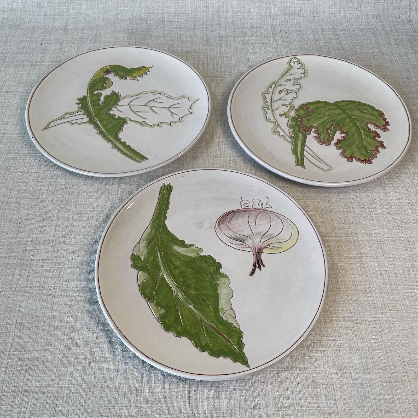 Lettuce Salad Plates - Etsy