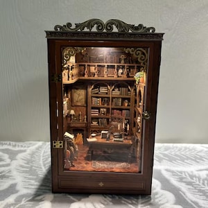 Glass Door Book Cabinets Vintage - Etsy