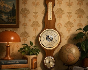 Vintage german wall weather station