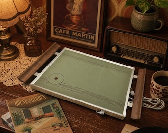 Vintage Warming Tray Kenmore Sears Wood Handles Mid Century Modern MCM 1960s Hot Plate