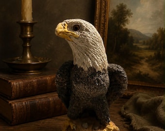 Bold eagle statue