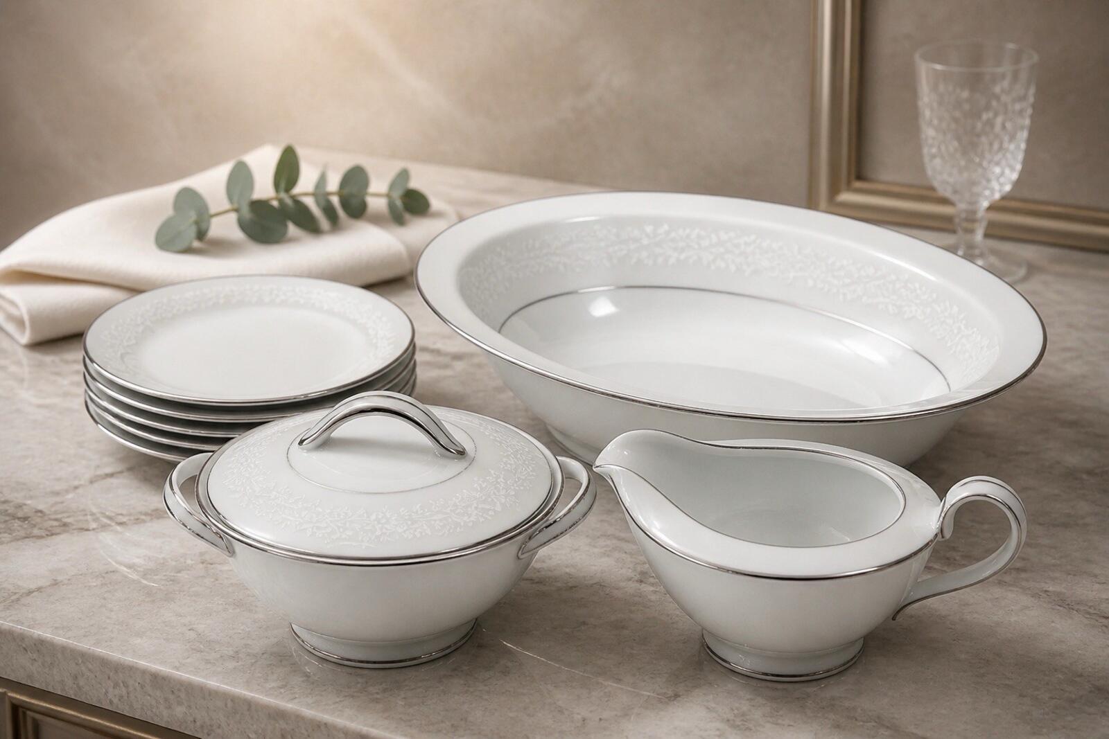 Noritake Buckingham Platinum - Etsy