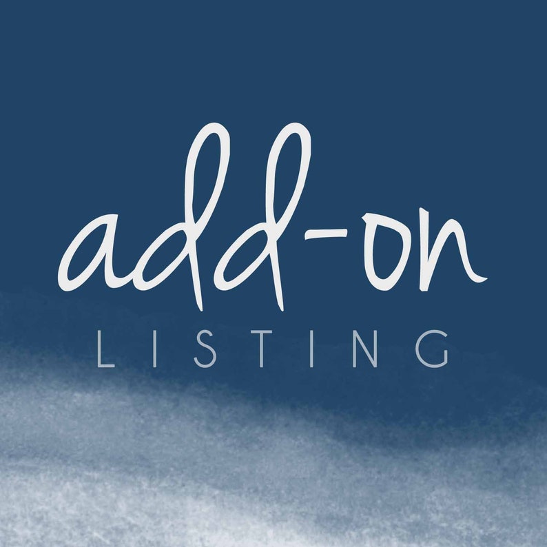 Add ons Add On Listing Additional Costs Add-on