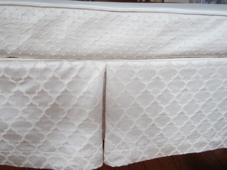 custom crib skirt