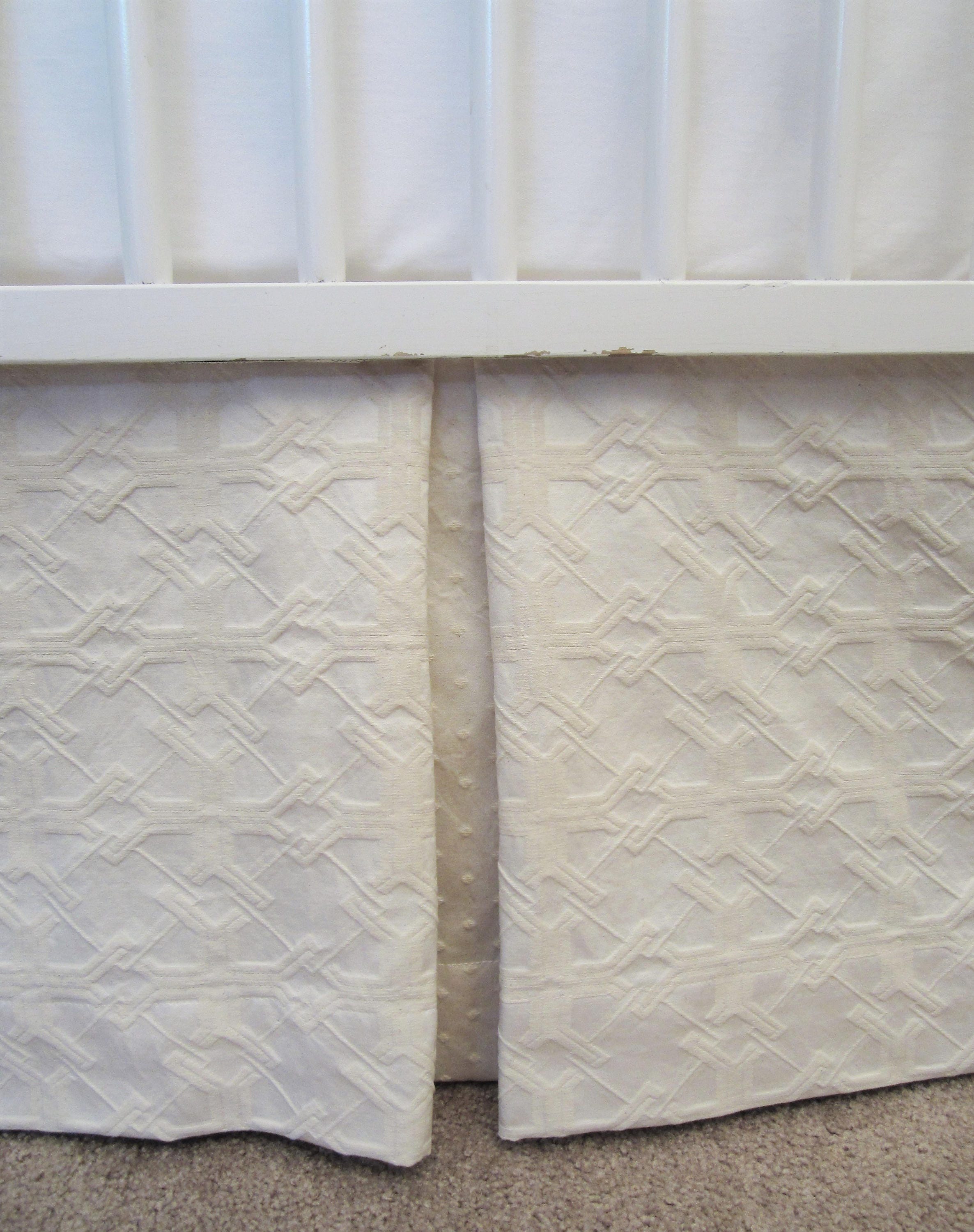 BABY BED SKIRT Crib Skirt Baby Bedding Neutral luxury Etsy