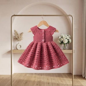 knit princess dresses Dress Knitting Pattern easy doll dress pattern
