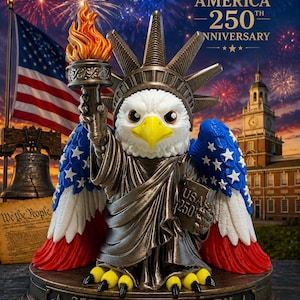 Liberty Eagle – Amerikas 250-årsjubileumssamlare av Space Monkey 3D Designs