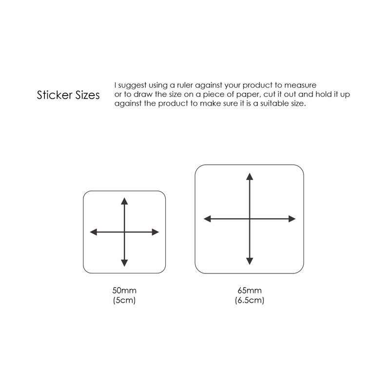 Custom Logo Gloss Stickers | Square Business Packaging Labels - Etsy