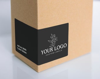 Glossy Packaging Labels, Personalized Stickers for your Business, Rectangle Stickers | 9 x 5.5cm
