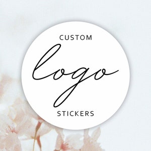 Logo Sticker Labels | Custom Logo Stickers | Round Labels for Packaging | Sold by the Sheet – Bulk Pricing Available