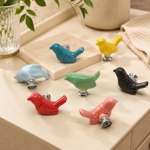 Cute Animal Drawer Handle 5.5cm – Bird Shape Furniture Knob