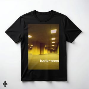 Backrooms Halloween Shirt | Creepypasta Horror Movie Video Game Merch | Weirdcore Gift