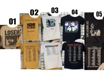Tame Impala@ Deadbeat Tour 2026 Miami Merch T-Shirt Reprint