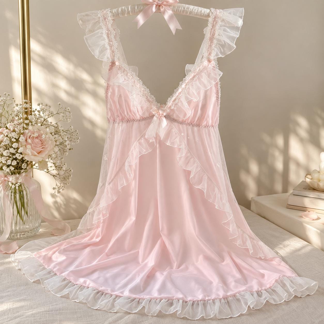 Vintage Pink Babydoll Nightie - Etsy - Page 4