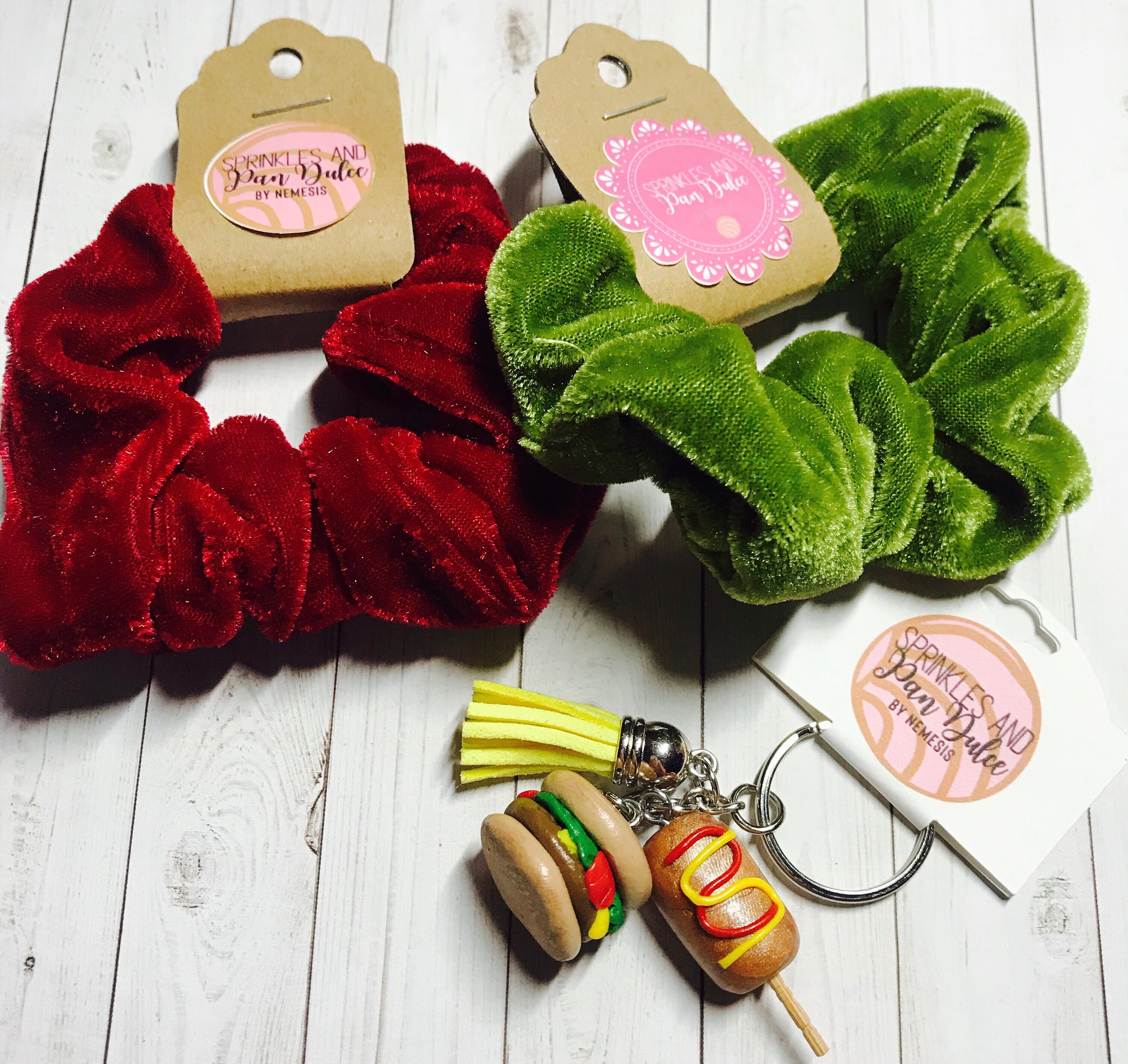 Download Cute Bundle Corn Dog and Cheeseburger Keychain Hot Dog | Etsy