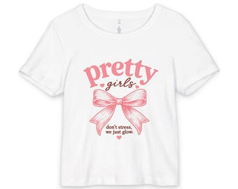 Camiseta infantil com estampa de laço para meninas | Laço rosa para berçário, blusa fofa para criança