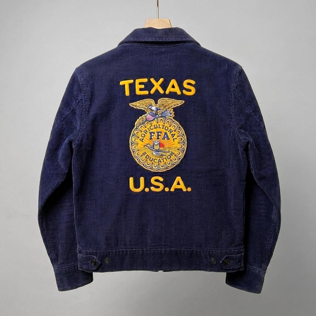 FFAジャケット テキサス州 70s Vintage Ffa Texas Corduroy Jacket - Etsy