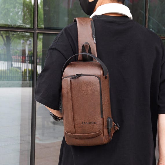 Handmade Buffalo Leather Messenger Crossbody Shoulder Bags Rustic Vintage Handbag Work and Travel Unisex Bag Valentines Gift