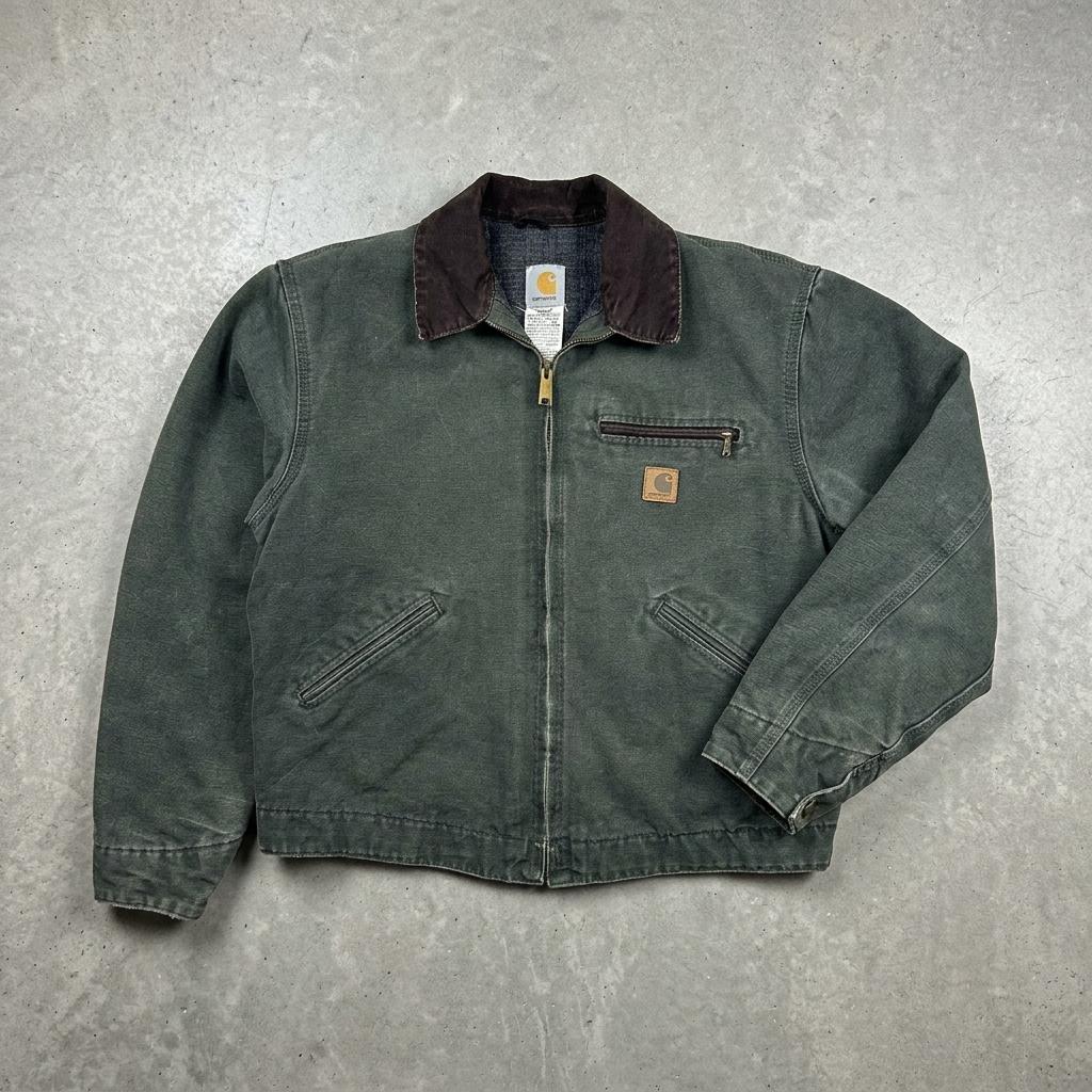 Vintage detroit jacket carhartt - Etsy 日本