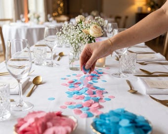 Paper Confetti, Available in 15 Colors, Ideal for Wedding Tosses, Bridal Parties, and Event Decorations